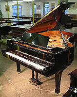 Yamaha C6 Grand Piano For Sale with a black polyester finish
