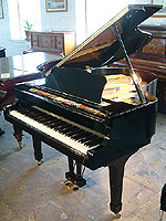 Yamaha Model G2 Grand Piano For Sale with a black case and polyester finish