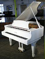 Kawai KG1E Grand Piano For Sale with a white polyester finish