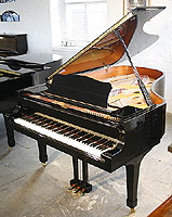 Yamaha C6 Grand Piano For Sale with a black case