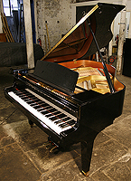 Kawai KF1 Grand Piano For Sale with a black polyester finish