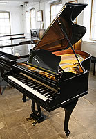 Antique, Bechstein Model A Grand Piano For Sale with a Black Case and Cabriole Legs Bechstein Model A Grand Piano For Sale