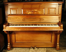 Inlaid, Grotrian Steinweg Nachf Upright Piano