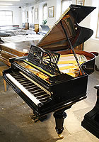 Restored, Antique, Bechstein Model A Grand Piano with a Polished, Black Case Restored Bechstein Model A Grand Piano For Sale