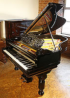 Restored, Antique, Steinway Model A Grand Piano For Sale with a Black, Polished Case Restored Steinway Model A Grand Piano For Sale