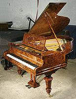 Bechstein Model A Grand Piano with an exquisite burr walnut case Bechstein Model A Grand Piano For Sale