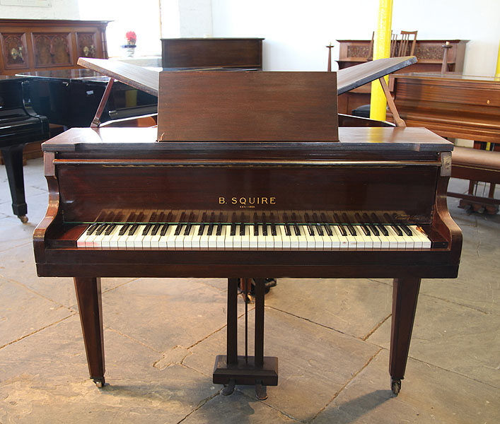 Pre-owned, 1939,   Squire butterfly baby grand piano with a polished, mahogany case