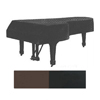 Heavy cotton proofed grand piano cover with bonded protective fleece lining. Ideal for home use. Skirt length is 18 inches. Available in black and tan