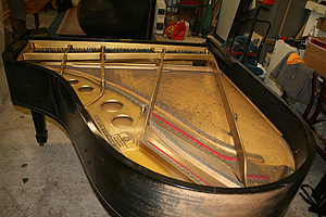 Steinway piano restoration