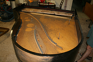 Steinway piano restoration