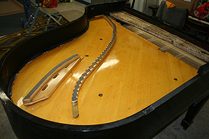 Steinway piano restoration