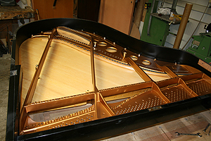 Steinway piano restoration
