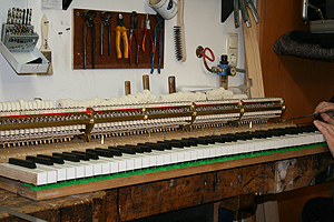 Steinway piano restoration